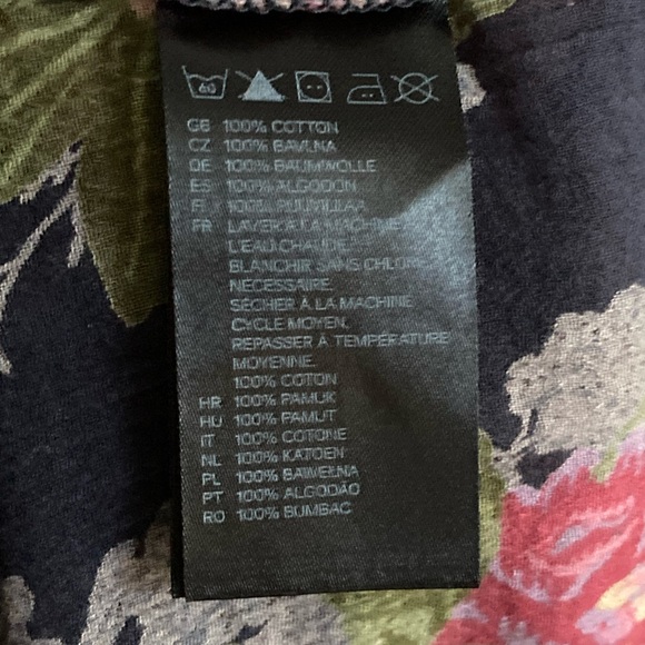 H&M Empress Dress // Floral Lace-Up Dress - Picture 9 of 10